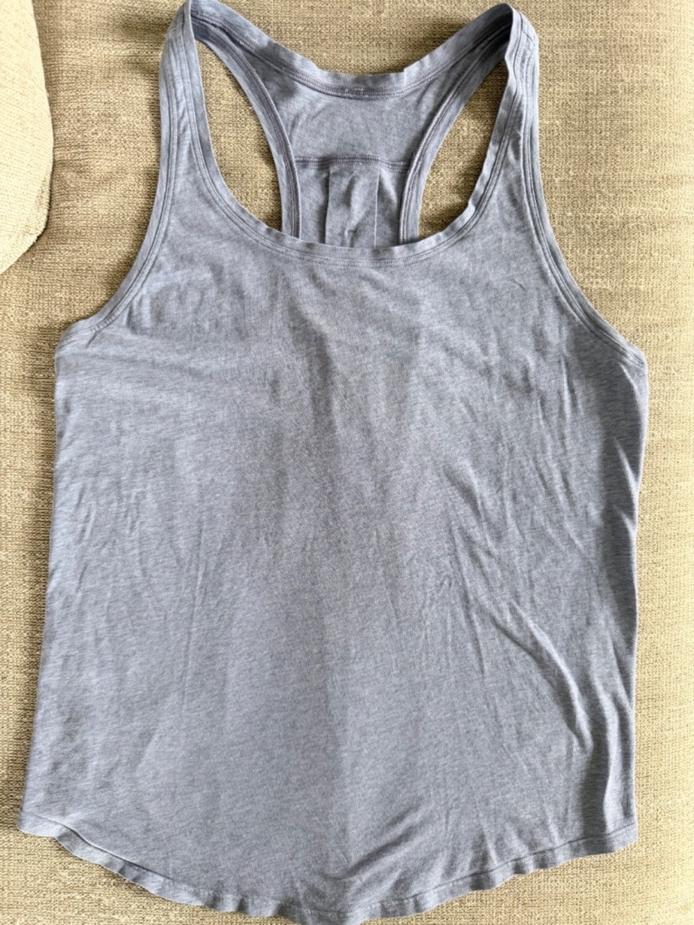 Lululemon Women's Blue Racerback Tank Top, Size Medium